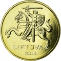 20 Centu 1997-2014, KM# 107, Lithuania