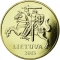 50 Centu 1997-2014, KM# 108, Lithuania