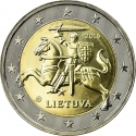 2 Euro 2015-2025, KM# 212, Lithuania
