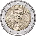2 Euro 2019, KM# 246, Lithuania, Sutartinės, Lithuanian Multipart Songs