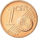 1 Euro Cent 2015-2025, KM# 205, Lithuania