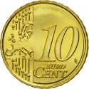 10 Euro Cent 2015-2025, KM# 208, Lithuania