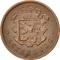 25 Centimes 1946-1947, KM# 45, Luxembourg, Charlotte