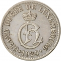 5 Centimes 1924, KM# 33, Luxembourg, Charlotte