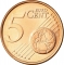 5 Euro Cent 2002-2024, KM# 77, Luxembourg, Henri