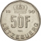 50 Francs 1989-1995, KM# 66, Luxembourg, Jean