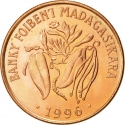 10 Francs 1996, KM# 22, Madagascar