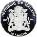 10 Kwacha 2004, Malawi, Famous Places of the World, Bietschhorn