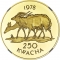 250 Kwacha 1978, KM# 17, Malawi, Conservation, Antelope