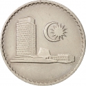 50 Sen 1967-1988, KM# 5, Malaysia