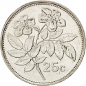 25 Cents 1991-2007, KM# 97, Malta
