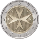 2 Euro 2008-2024, KM# 132, Malta