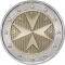 2 Euro 2008-2024, KM# 132, Malta