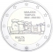 2 Euro 2018, KM# 191, Malta, Maltese Prehistoric Sites, Mnajdra Temples, With mintmark (F)