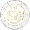 2 Euro 2017, KM# 184, Malta, From Children in Solidarity, Peace, In BU coincard, with mintmarks