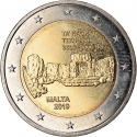 2 Euro 2019, Malta, Maltese Prehistoric Sites, Ta' Ħaġrat Temples