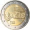 2 Euro 2019, Malta, Maltese Prehistoric Sites, Ta' Ħaġrat Temples, With mintmark (UNC in coincard)