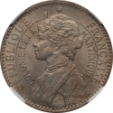 1 Franc 1897-1922, KM# 41, Martinique