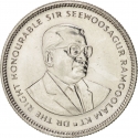 20 Cents 1987-2012, KM# 53, Mauritius