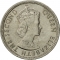 1/4 Rupee 1960-1978, KM# 36, Mauritius, Elizabeth II