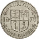 1 Rupee 1956-1978, KM# 35, Mauritius, Elizabeth II