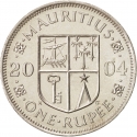 1 Rupee 1987-2010, KM# 55, Mauritius