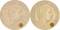 5 Centavos 1970-1976, KM# 427, Mexico, 1973: round top 3 (left), flat top 3 (right)