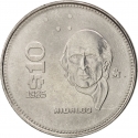 10 Pesos 1985-1990, KM# 512, Mexico