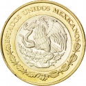 10 Pesos 1997-2024, KM# 616, Mexico