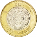 10 Pesos 1997-2024, KM# 616, Mexico
