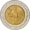2 Pesos 1996-2024, KM# 604, Mexico