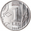 1 Leu 2018-2024, KM# 153, Moldova