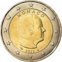 2 Euro 2009-2024, KM# 195, Monaco, Albert II