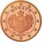 1 Euro Cent 2006-2020, KM# 188, Monaco, Albert II