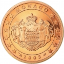 2 Euro Cent 2001-2005, KM# 168, Monaco, Rainier III