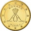 50 Euro Cent 2006, KM# 183, Monaco, Albert II