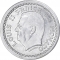 1 Franc 1943, KM# 120, Monaco, Louis II