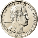 1 Franc 1960-1995, KM# 140, Monaco, Rainier III