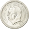 2 Francs 1943, KM# 121, Monaco, Louis II