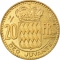 20 Francs 1950-1951, KM# 131, Monaco, Rainier III