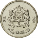 1/2 Dirham 2002, Y# 116, Morocco, Mohammed VI, Telecommunications and New Technologies