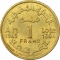 1 Franc 1945, Y# 41, Morocco, Mohammed V