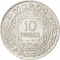 10 Francs 1929-1934, Y# 38, Morocco, Mohammed V
