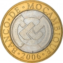 10 Meticais 2006-2021, KM# 140, Mozambique