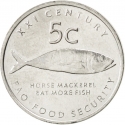 5 Cents 1999-2000, KM# 16, Namibia, Food and Agriculture Organization (FAO), Food Security