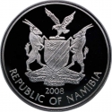 10 Dollars 2008, Namibia, Five-masted Barque Potosi