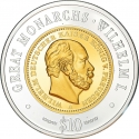 10 Dollars 2009, KM# 33, Namibia, Great Monarchs, William I
