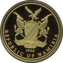 100 Dollars 1998, KM# 15, Namibia, Marine Life Protection