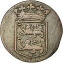 1 Duit 1729-1794, KM# 131, West Friesland