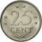 25 Cents 1970-1985, KM# 11, Netherlands Antilles, Juliana, Beatrix